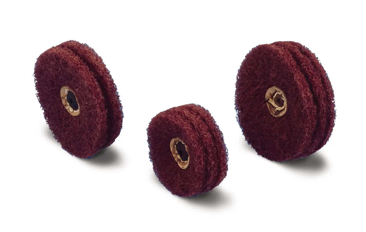 Satin Finish Buff 4in x 2 ply Coarse-0