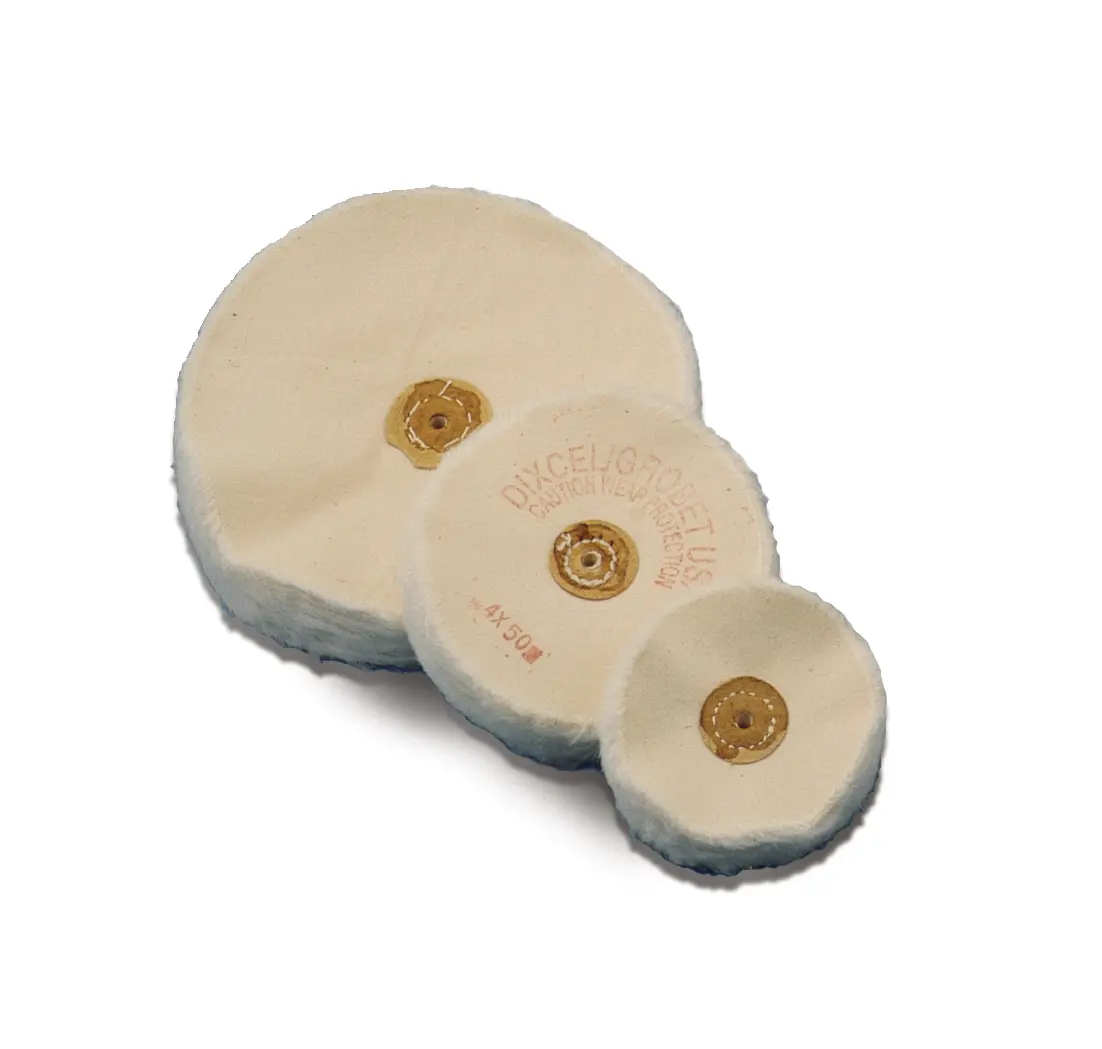 Finex Muslin Buff Loose with Leather Center 4 x 50 Ply-0