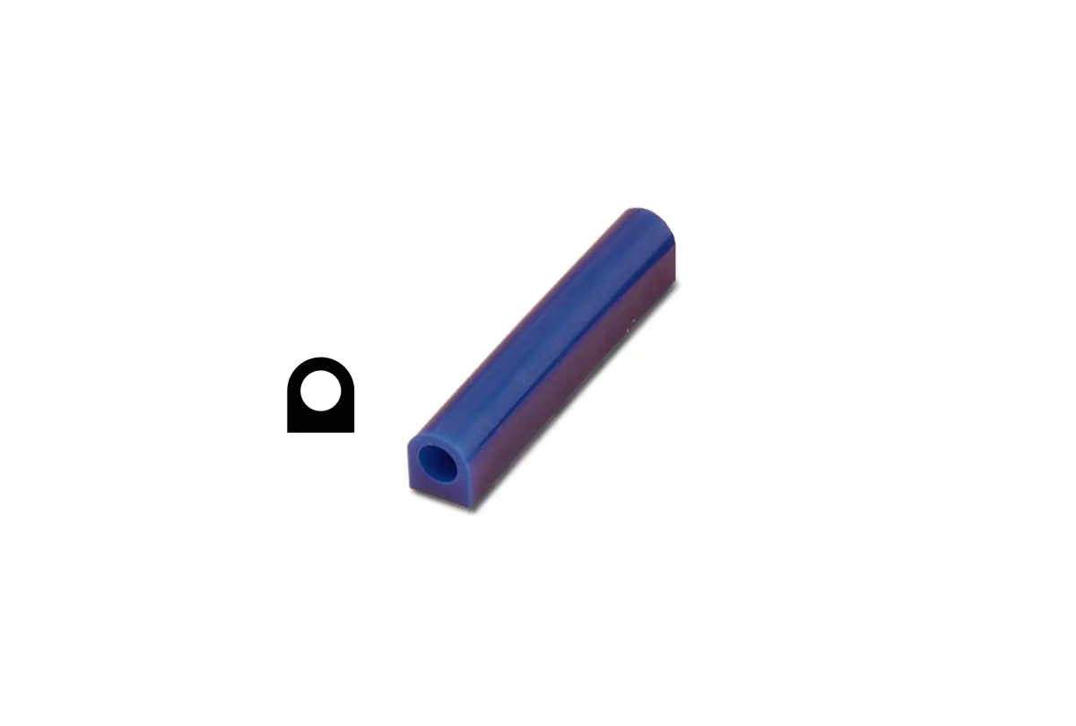Matt Ring Tube Blue Flat Side with Hole-0