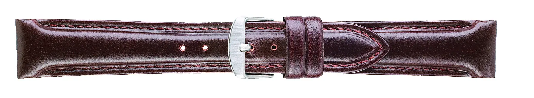 20mm Oilskin Chrono Brown Leather Strap-0