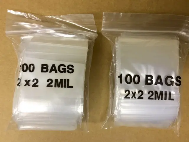 2x2 w/Patch Poly Zip Lock Bag 100 piece/bag-0