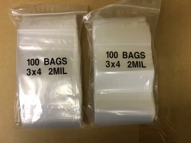 3x4 Plain Poly Zip Lock Bag 100 piece/bag-0