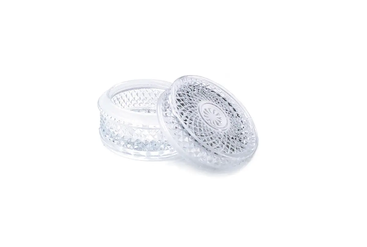 Alcohol Cup Cut Glass 1-1/2 oz Capacity