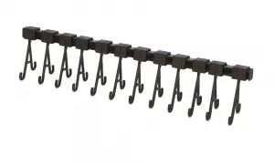 Ultrasonic Cleaning Ring Rack with 12 Movable Hooks