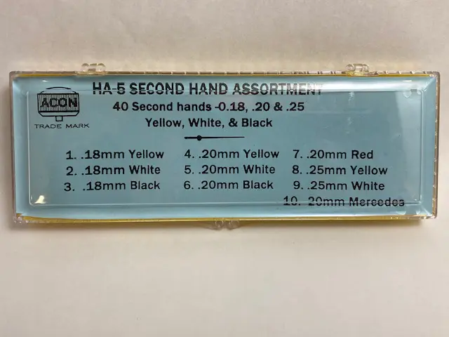 Sweep Second Hand Assortment Various Colors 40pcs Product Thumbail (View full Size)