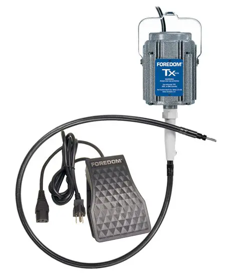 Foredom 1/3 HP Motor with Plastic Foot Control  TX-TXR Product Thumbail (View full Size)