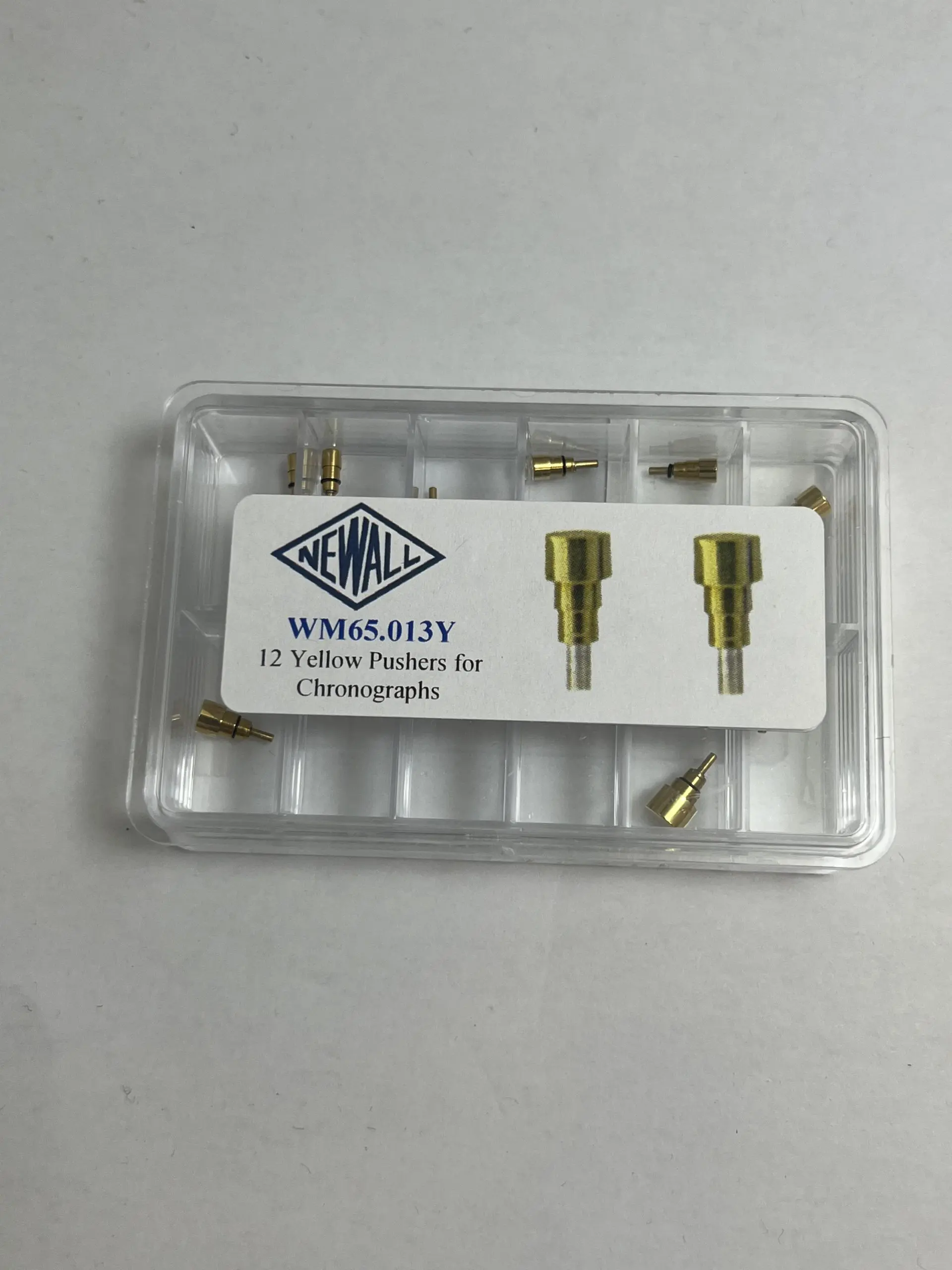 Friction Yellow Chronograph Push Button Assortment 12 pc Product Thumbail (View full Size)