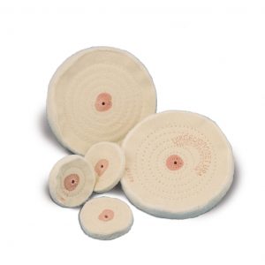 Finex Muslin Buff, Combed with Shellac Center 4" x 30 Ply-0