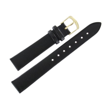 14mm Leather Band Black Smooth Calf Long Product Thumbail (View full Size)