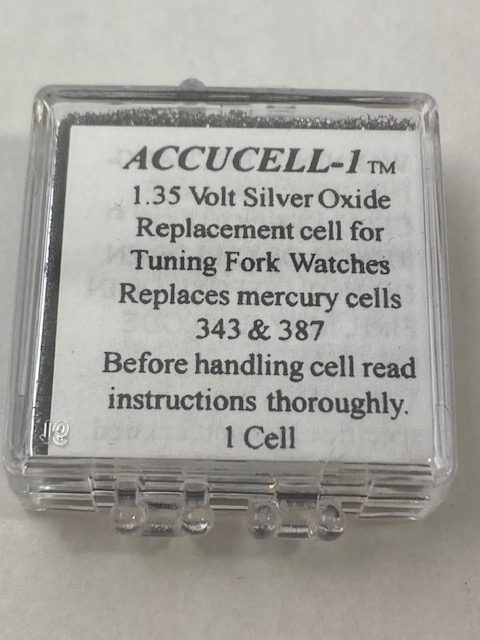 Accucell 1.35V Battery Bulova Accutron 214 Product Thumbail (View full Size)