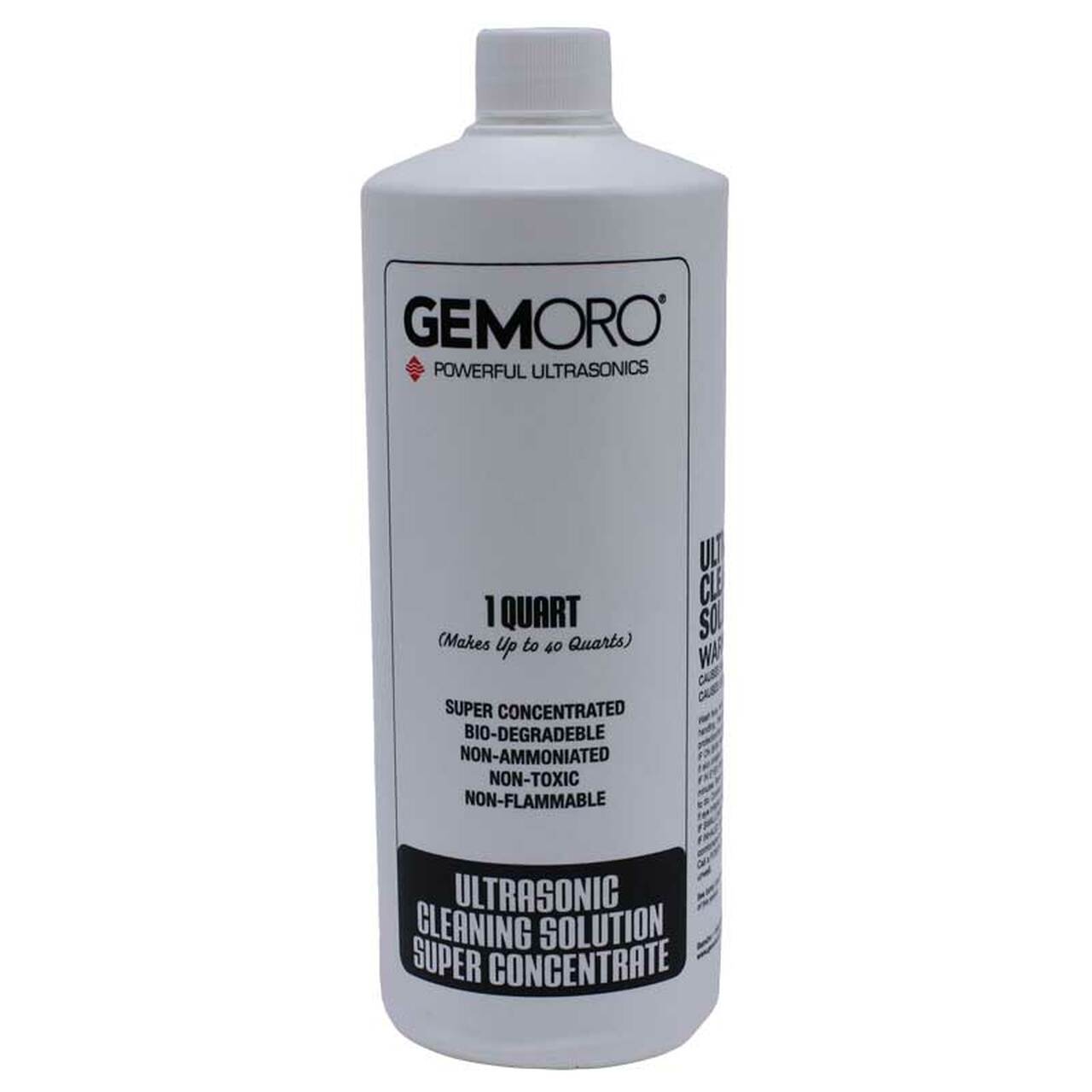 GemOro Ultrasonic Jewelry Cleaner Solution – Concentrate Quart Product Thumbail (View full Size)