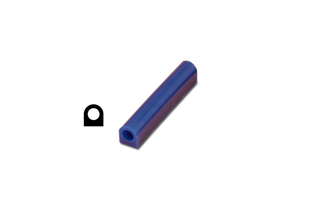 Matt Ring Tube Blue Flat Side with Hole-0