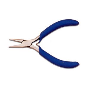 Grobet USA® Foam Grip Box Joint Chain nose Pliers-0