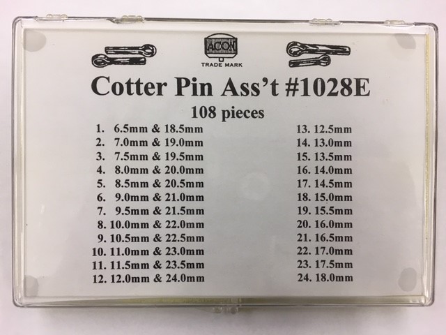 Cotter Pin Assortment #1028E -108 pieces