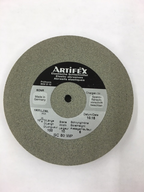 Artifex Abrasive Wheel Fine SC80WP 10mm thickness-0