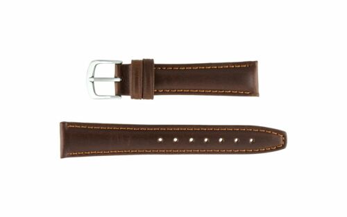 12mm Classic Oilskin Brown Leather Strap Product Thumbail (View full Size)