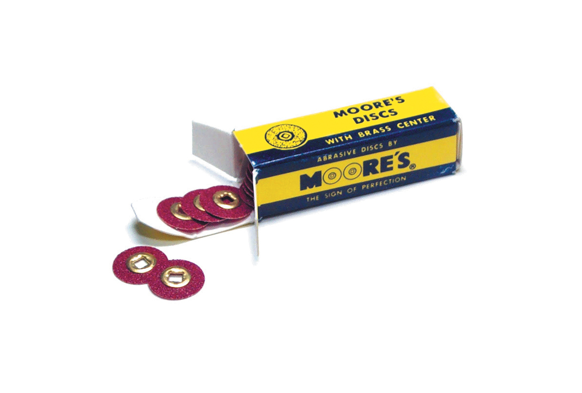 Moore's Sanding Discs 7/8 Diameter Fine Grit-0