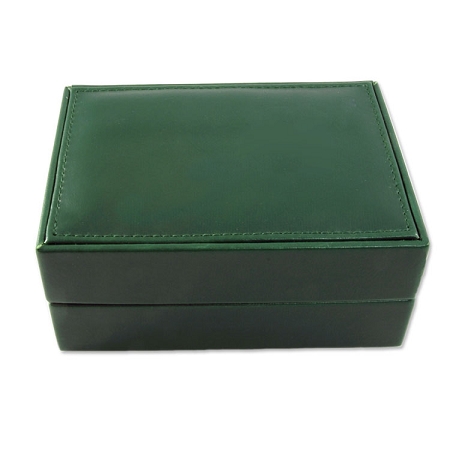 Rolex Style Watch Display Box w/Pillow Green