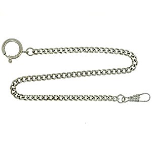 Pocket Watch Waldemar Chain 12 Curbed Stainess-0