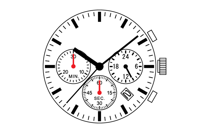 Hattori VR32 Quartz Watch Movement