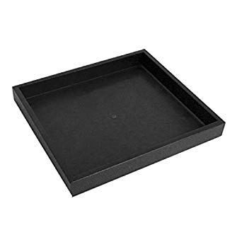 Half Size Black Plastic Stackable Display Tray-0