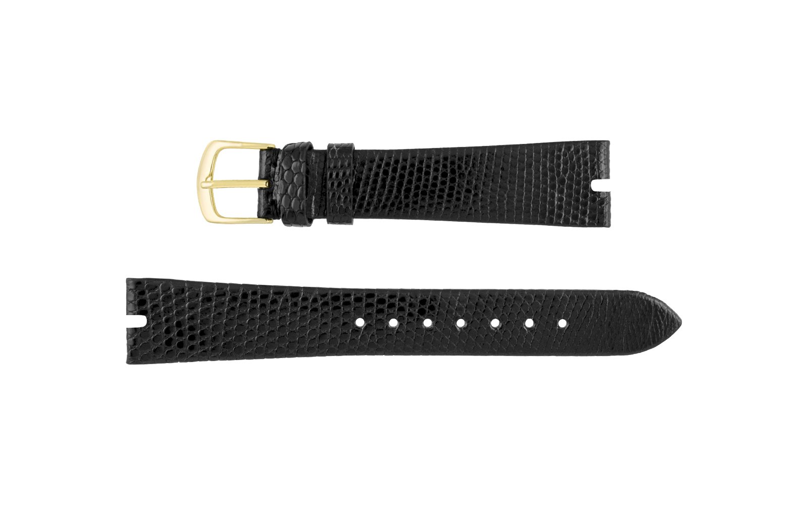 Hadley Roma Genuine Java Lizard Black Watch Band Gucci® Style