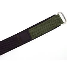 18mm Nylon Velcro Wrap Watch Strap Multiple Colors