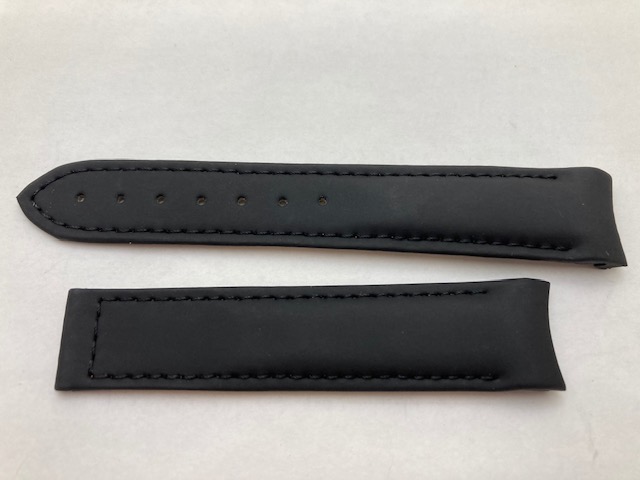 Genuine Omega 20mm Black Rubber Deployment Strap 98000037 Product Thumbail (View full Size)
