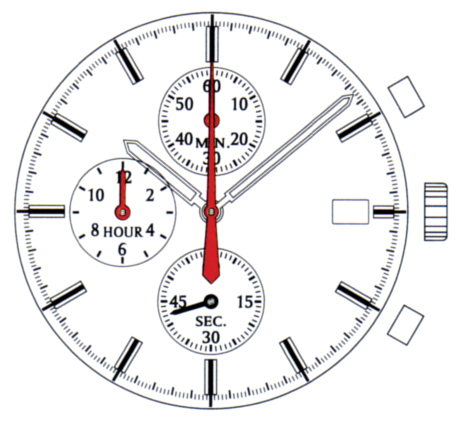 Hattori VK67 Quartz Watch Movement Product Thumbail (View full Size)