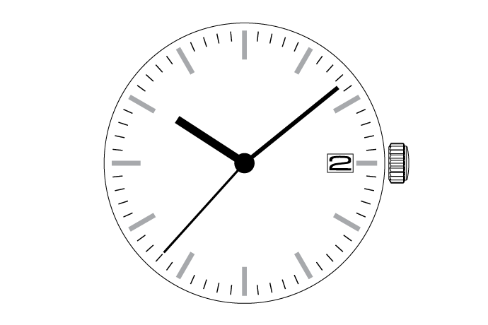 Hattori VX62-D3 Quartz Watch Movement Product Thumbail (View full Size)