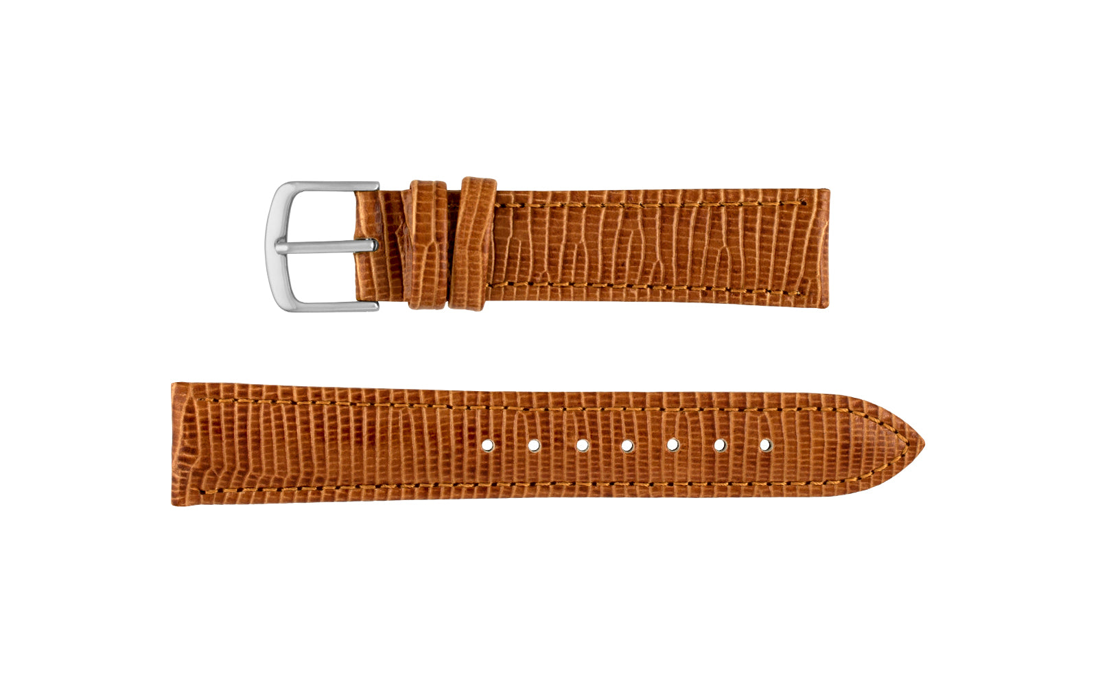 14mm Tan Brown Lizard Grain Watch Strap- Closeout!! Product Thumbail (View full Size)