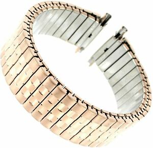 Hadley Roma Rose Gold Plated Expansion Band 16-22 ends Product Thumbail (View full Size)