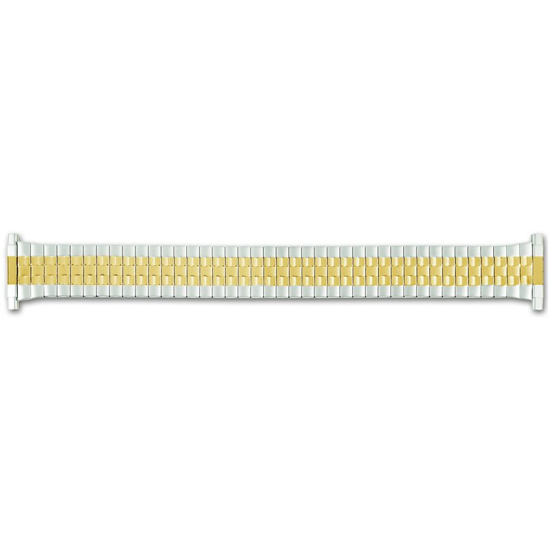 Hadley Roma Two-Tone Expansion Band 16-22 ends Product Thumbail (View full Size)