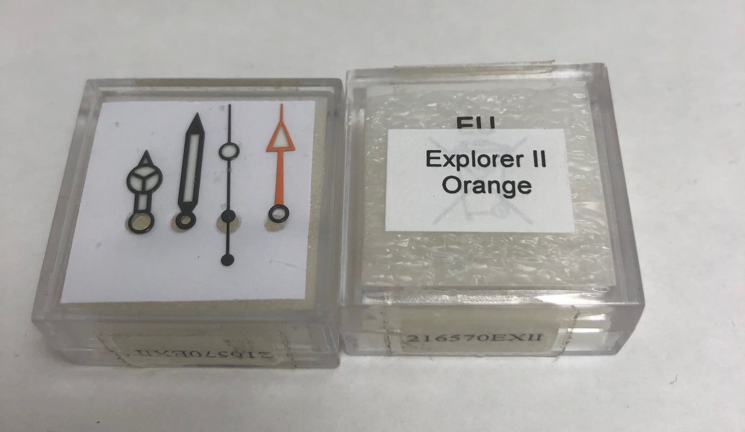 Generic Rolex Explorer II Black Hand Set w/ Orange GMT Product Thumbail (View full Size)