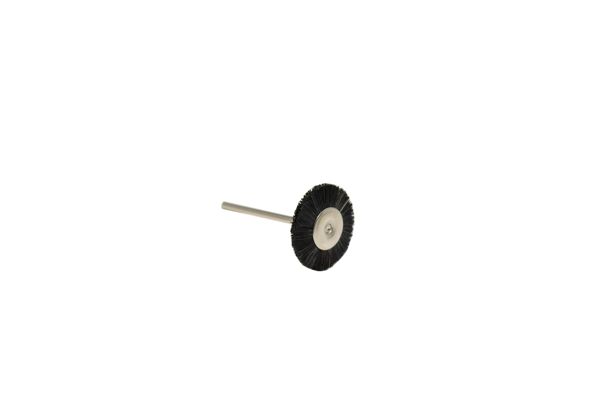Stiff Bristle Wheel Brush Double Section 3/4″ Diameter 3/32″ Shank Product Thumbail (View full Size)