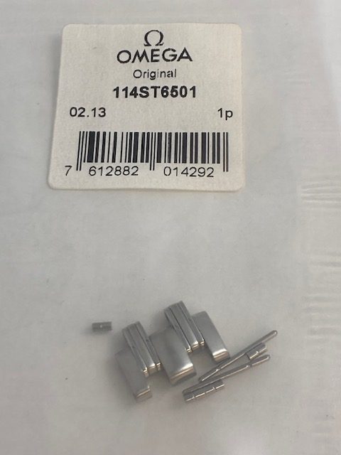 Genuine Omega Stainless Steel Watch Link 114ST6501 Product Thumbail (View full Size)