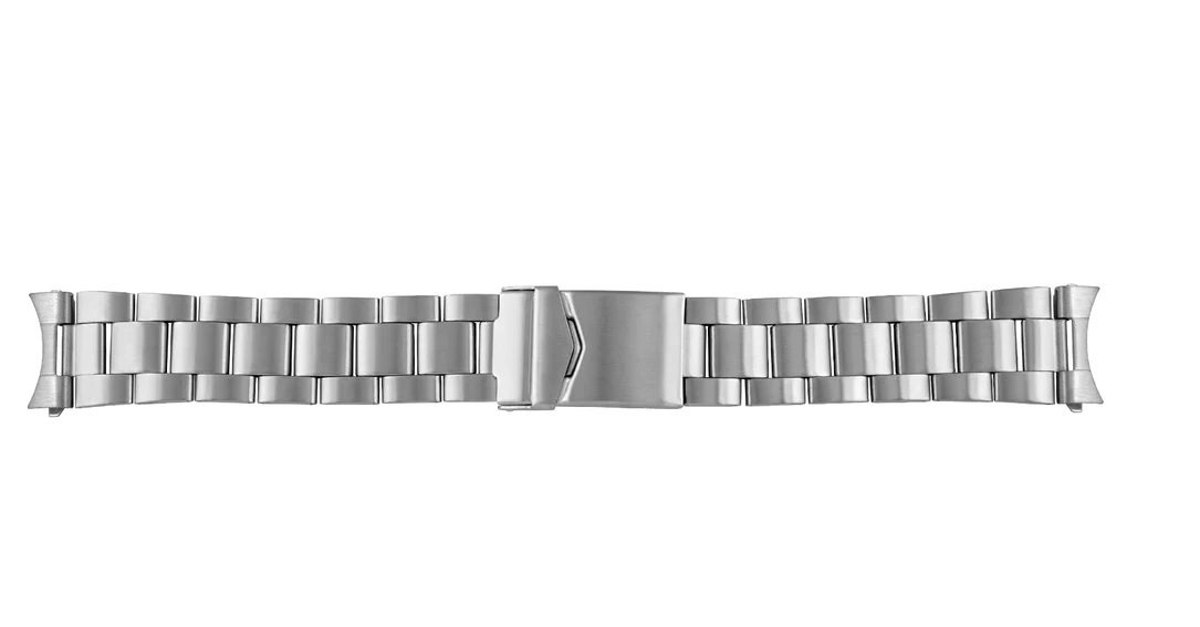 22mm Hadley Roma Stainless Steel Solid Link Watch Bracelet Product Thumbail (View full Size)