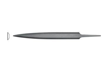 Grobet USA Escapement File, Knife, Cut 2, Item No. 31.731 - Grobet USA