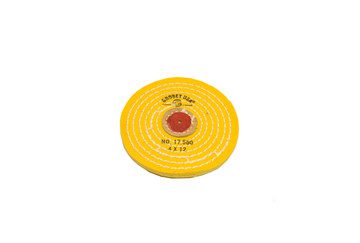 Yellow Chemkote Buff 4″ x 12 Ply Knife Edge Product Thumbail (View full Size)