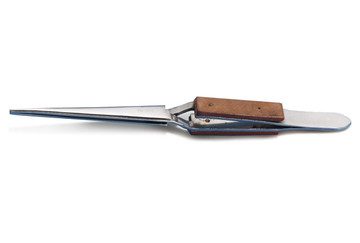 Cross-Locking Tweezer Grobet USA Brand 6-1/2″ Medium Sharp Product Thumbail (View full Size)