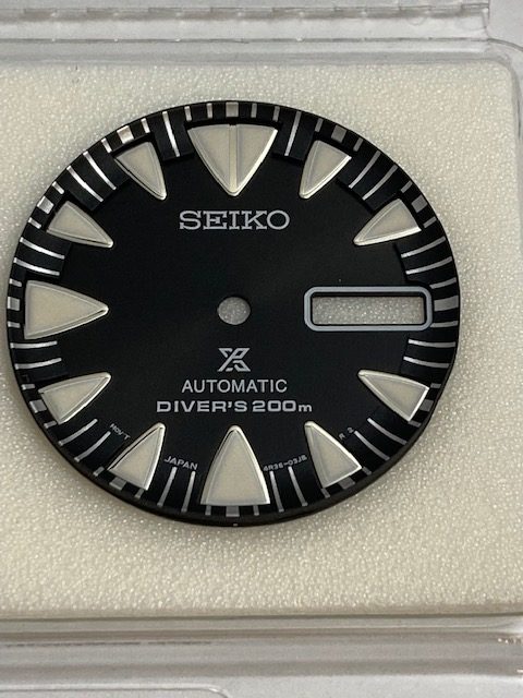 Seiko SRP581 Black Monster Watch Dial Product Thumbail (View full Size)