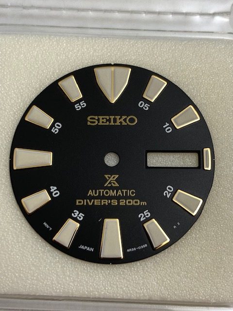 Seiko SRP641 Prospex Black & Gold Watch Dial Product Thumbail (View full Size)