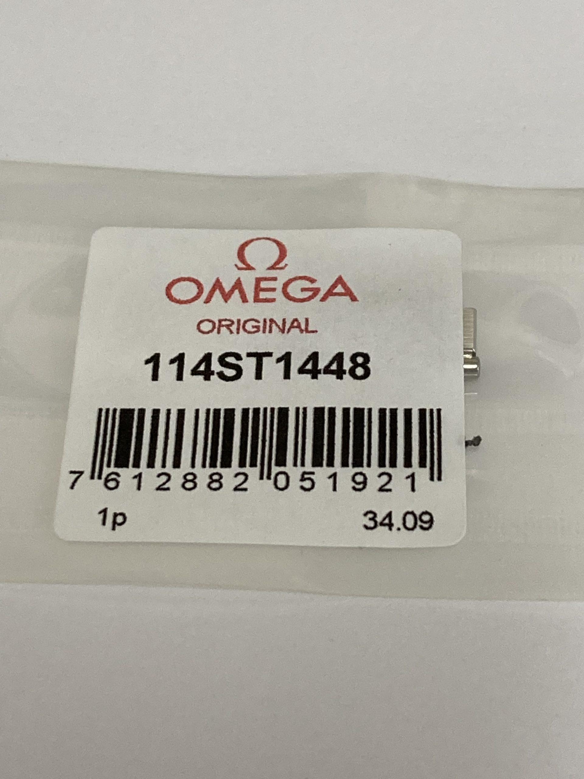 Genuine Omega Stainless Steel Watch Band Link 114ST1448 Product Thumbail (View full Size)